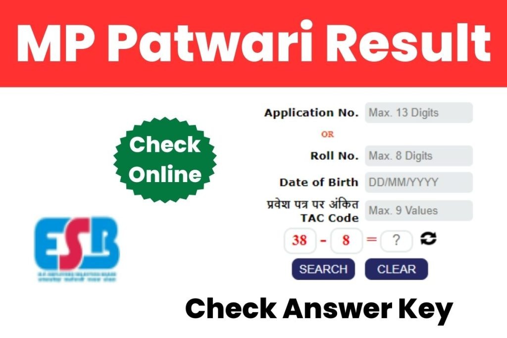 MP Patwari Result 2023 cut off